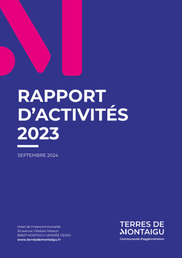 Couverture rapport d'activités 2023